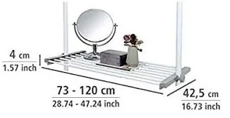 Teleskopická polica Wenko Herkules