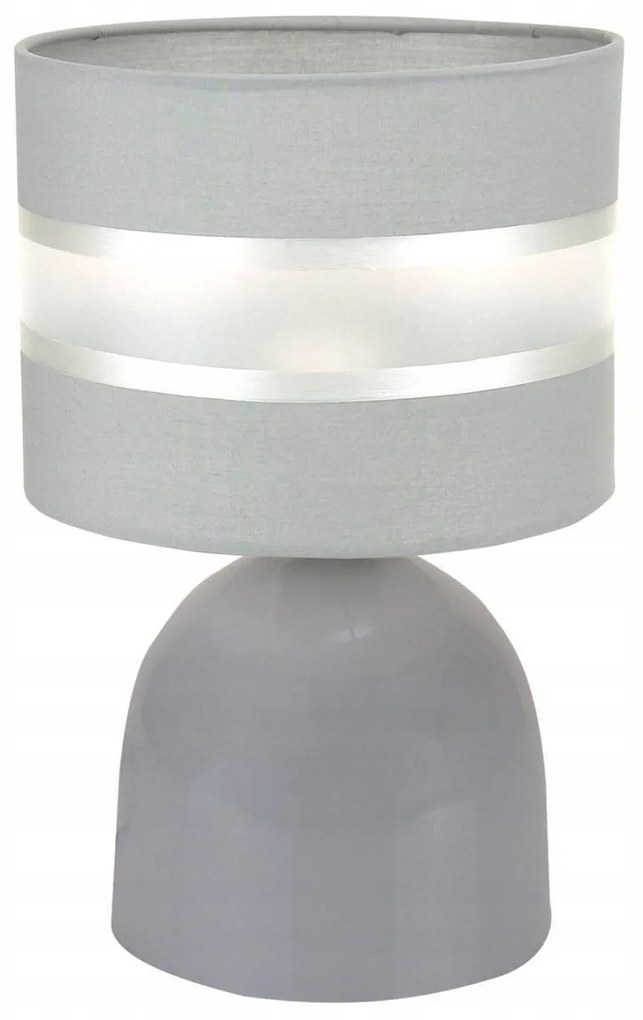 Stolná lampa Elegance, 1x textilné tienidlo (výber z 6 farieb), (výber z 3 farieb konštrukcie), s