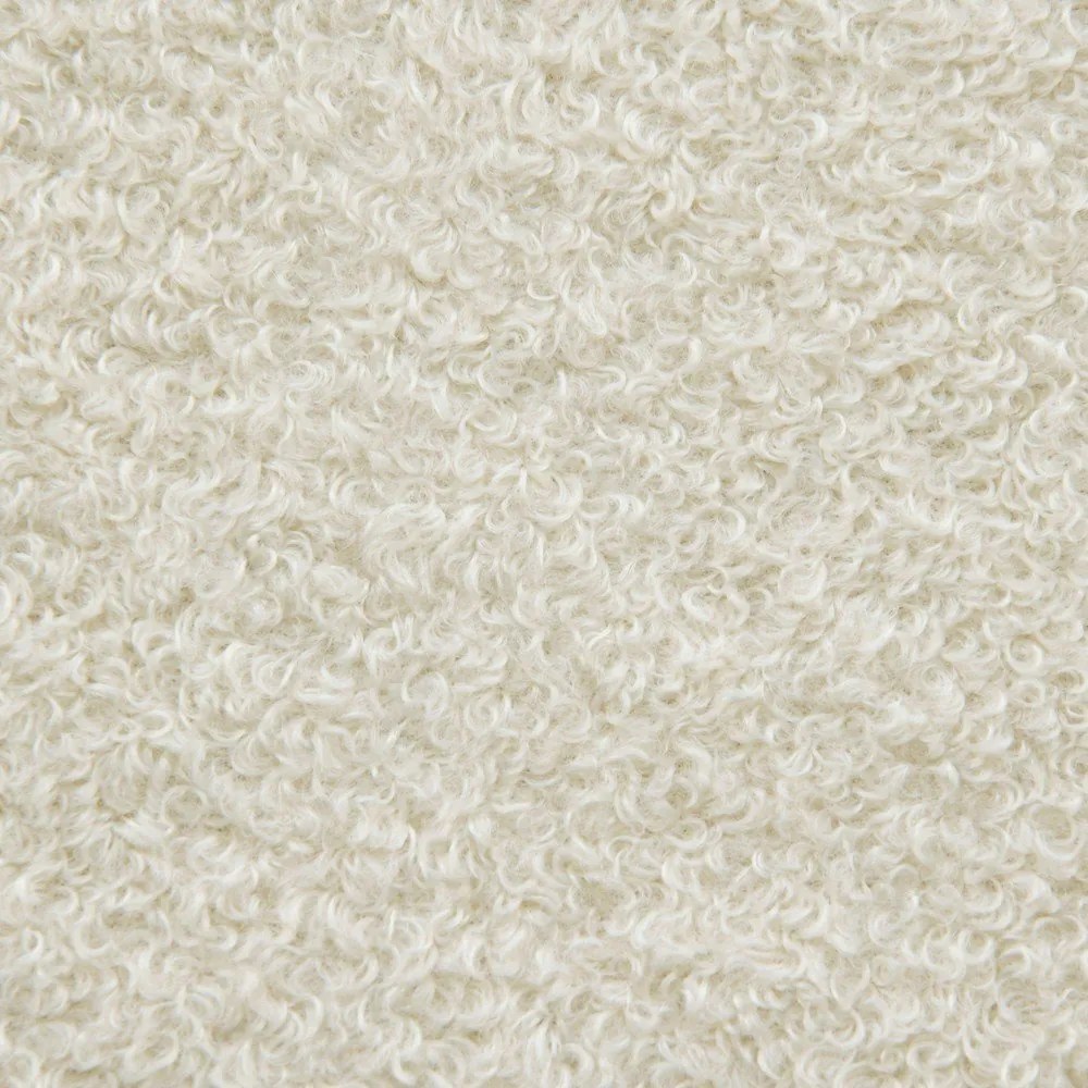 Krémový detský sedací vak z textílie buklé Snug 80 – SLOWDOWN