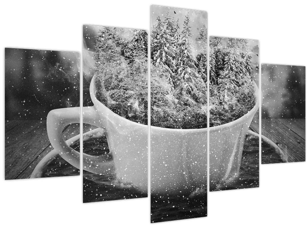 Obraz - Šálka prírody (150x105 cm)