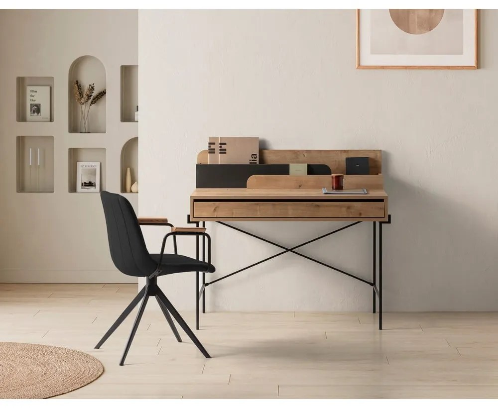 Čierne jedálenské stoličky v súprave 2 ks Tali – Marckeric