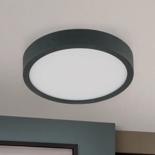 Orion DL 7-657/14 - LED Stropné svietidlo BULLY LED/12W/230V pr. 14 cm čierna