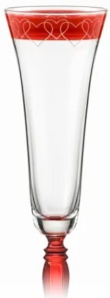 Crystalex Poháre na šumivé víno Victoria 1LOVE 180 ml, 2 ks