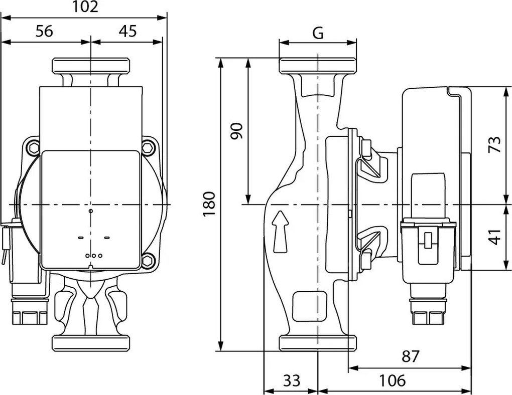Wilo Atmos Pico 25/1-8-180 mokrobežné obehové čerpadlo 4232696