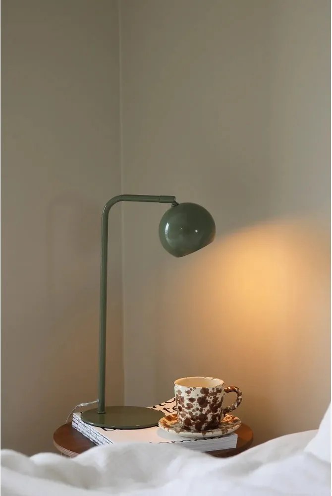 Zelená stolová lampa s kovovým tienidlom (výška 39,5 cm) Pop – Markslöjd