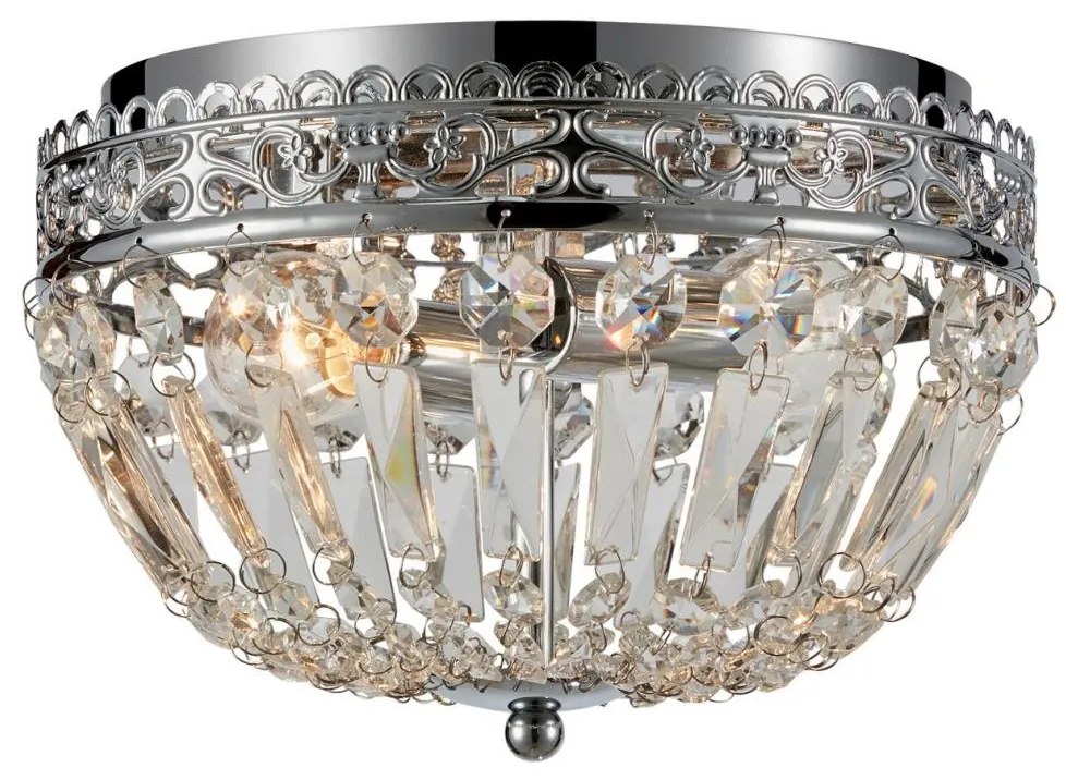 Markslöjd 108599 - Stropné svietidlo ETIENNE 2xE14/40W/230V lesklý chróm