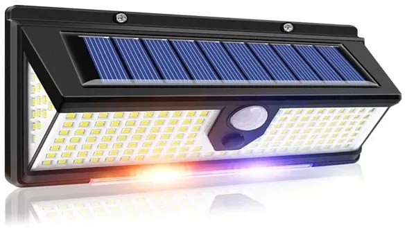 Zaparkorun Solárne záhradné osvetlenie so senzorom pohybu - 190 LED