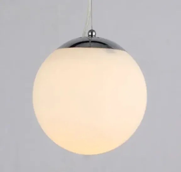 Kovový luster biele Ball 20