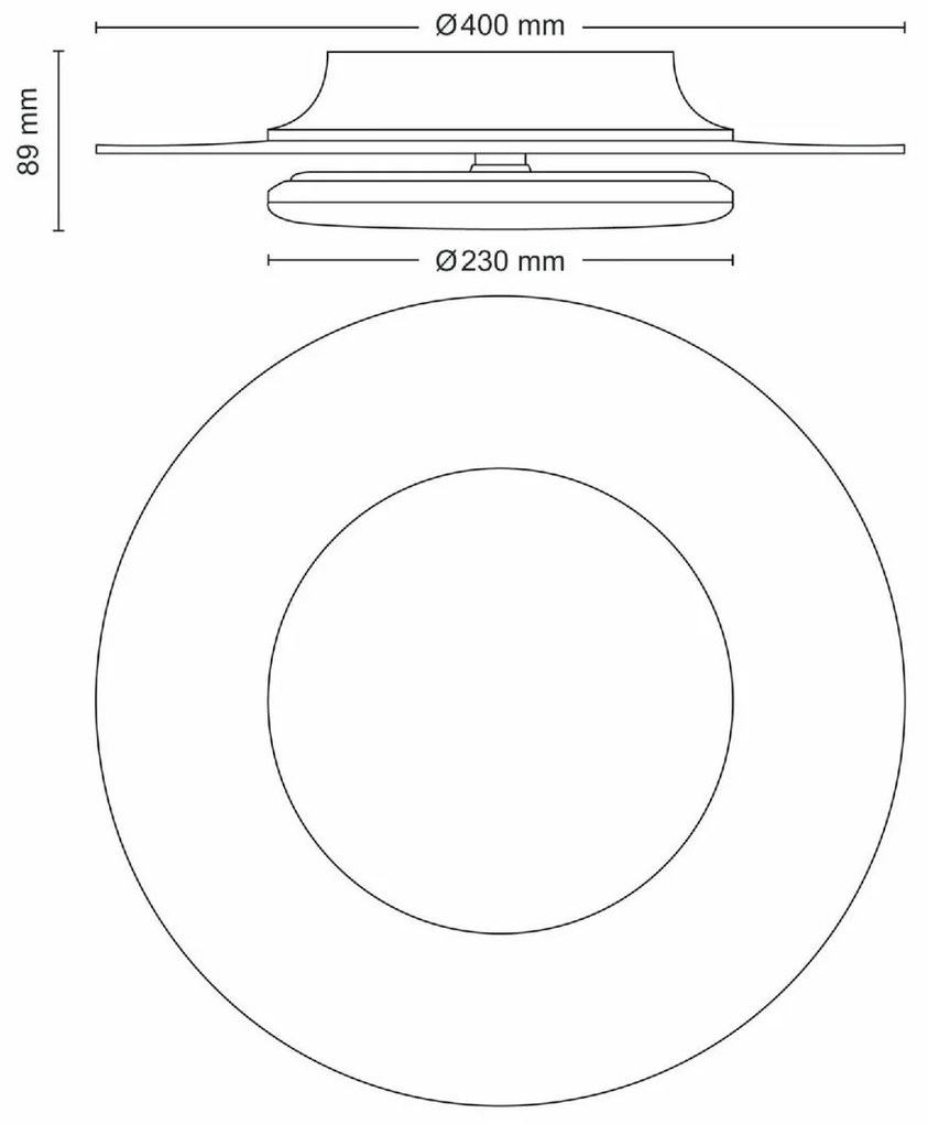 Philips 8720169195219 stropné LED svietidlo Garnet, biela, 1x 30 W 3400lm 4000K IP20