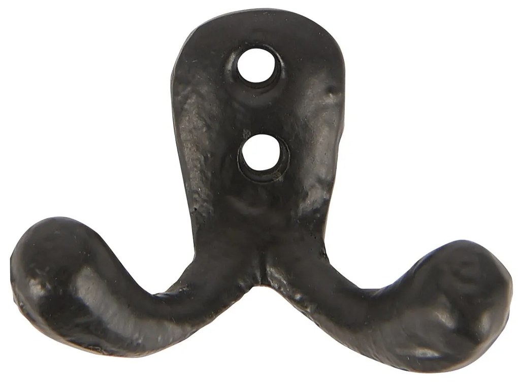 IB LAURSEN Kovový háčik Double Hook mini Black