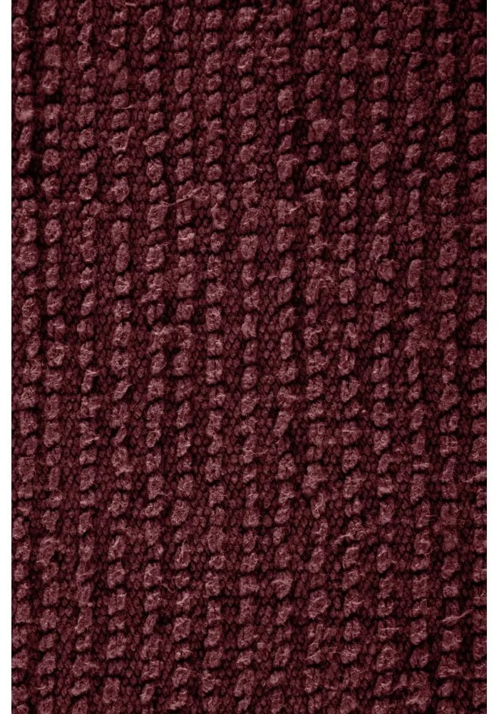 Vínovočervená kúpeľňová predložka 100x60 cm Riva - Tiseco Home Studio