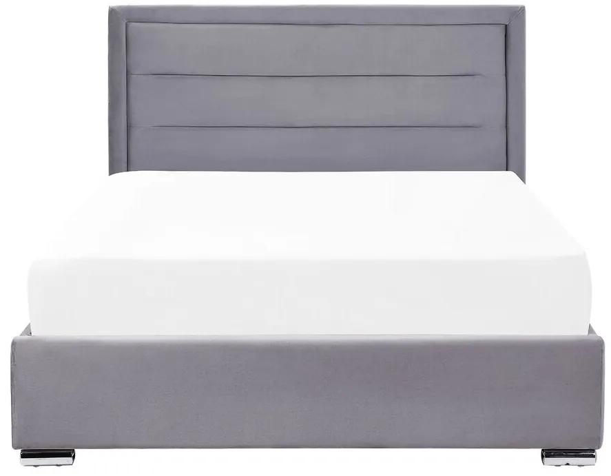 Manželská posteľ 140 cm Ruthine (sivá) (s roštom a úložným priestorom). Vlastná spoľahlivá doprava až k Vám domov. 1075673