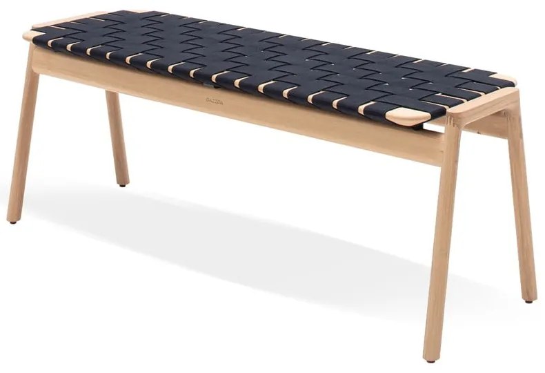 Čierna/v prírodnej farbe lavica Klupa - Gazzda