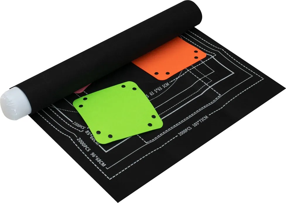 KIK Filcová podložka na puzzle 500–2000 dielikov – rolovacia sada (rúrka, vrecúška, kufrík)