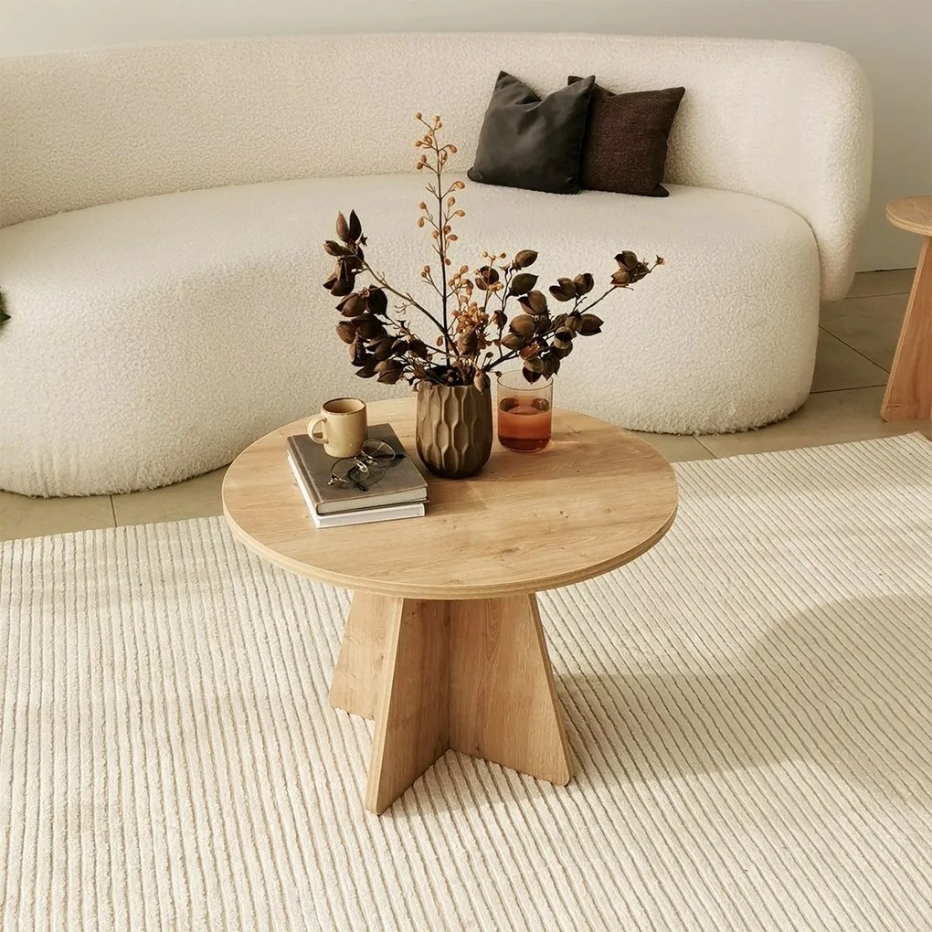 Konferenčný stolík Mushroom Sapphire Oak