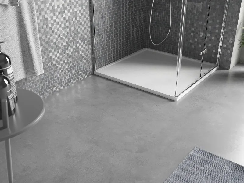 Mexen Amon štvorcový sprchový kút SMC 90 x 90 cm, biely - 4F109090