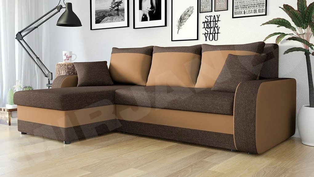 Rohová sedačka Burnet Lux, Dostupné poťahy: Flow 09