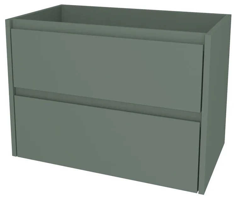 Mereo, Mereo Opto, kúpeľňová skrinka 81 cm, Multidecor, Zelená Verde, MER-CN991SZEV1