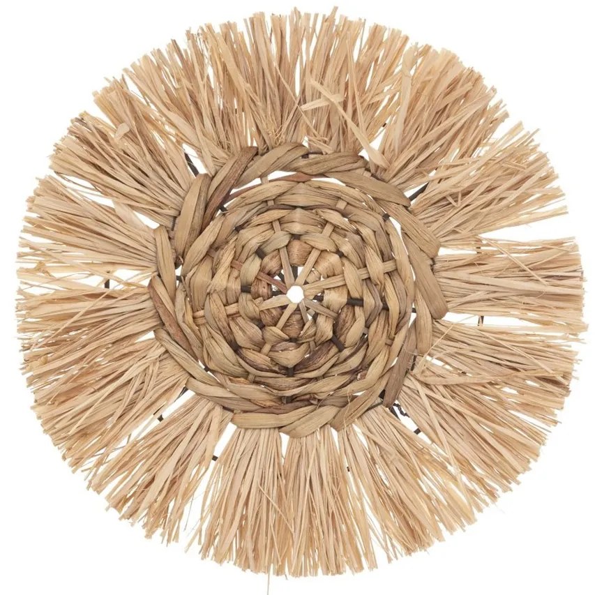 Dekorácia na stenu z rafie Raffia (fi) 36 cm + 30 cm + 25 cm sada 3ks