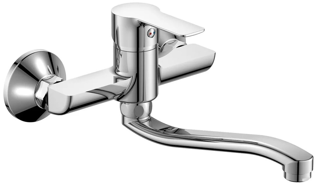 Bruckner Bruckner, BARON nástenná batéria, rozteč 150mm, chrómová, 612.015.1