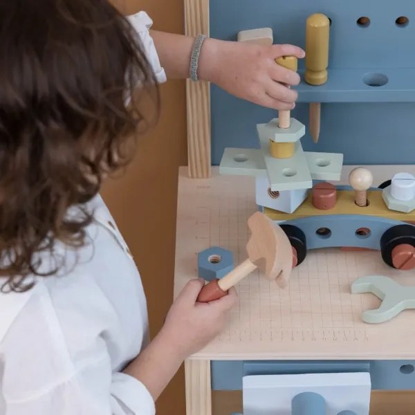 Little Dutch - Drevený ponk s príslušenstvom