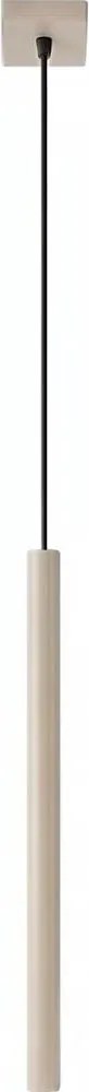 Sollux SL.2117 - Závesné svietidlo na lanku PASTELO 1xG9/8W/230V taupe