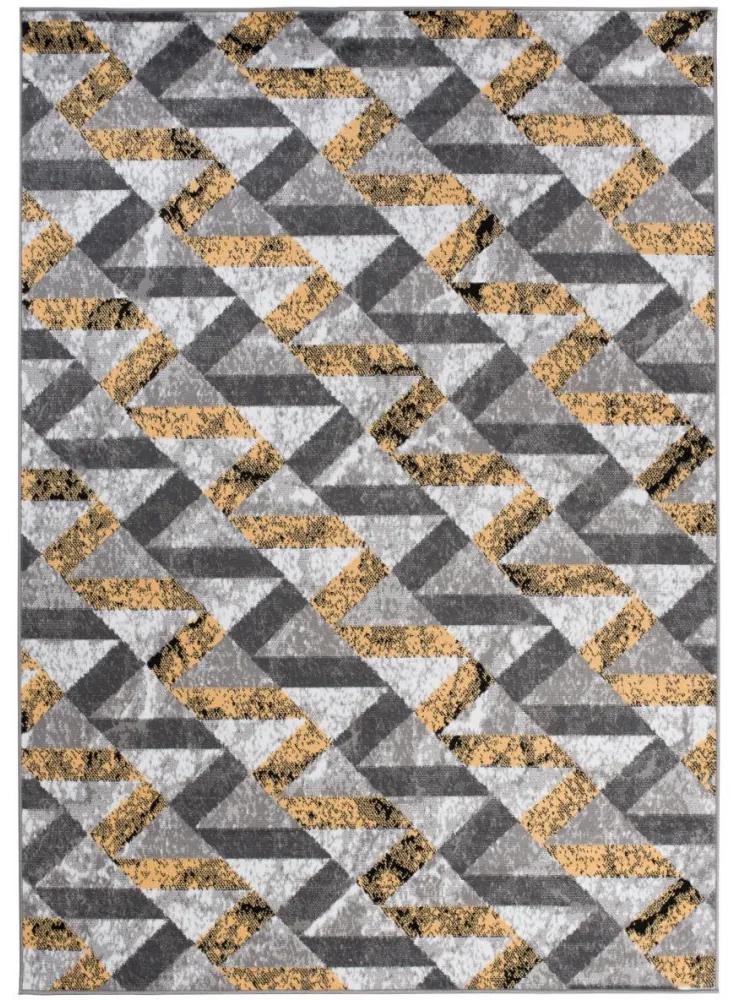 Kusový koberec PP Inis šedožltý 140x200cm