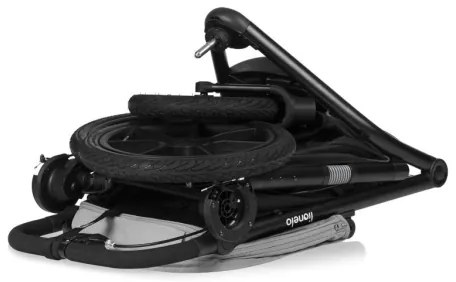 Lionelo - Športový kočík AZURA čierna/šedá