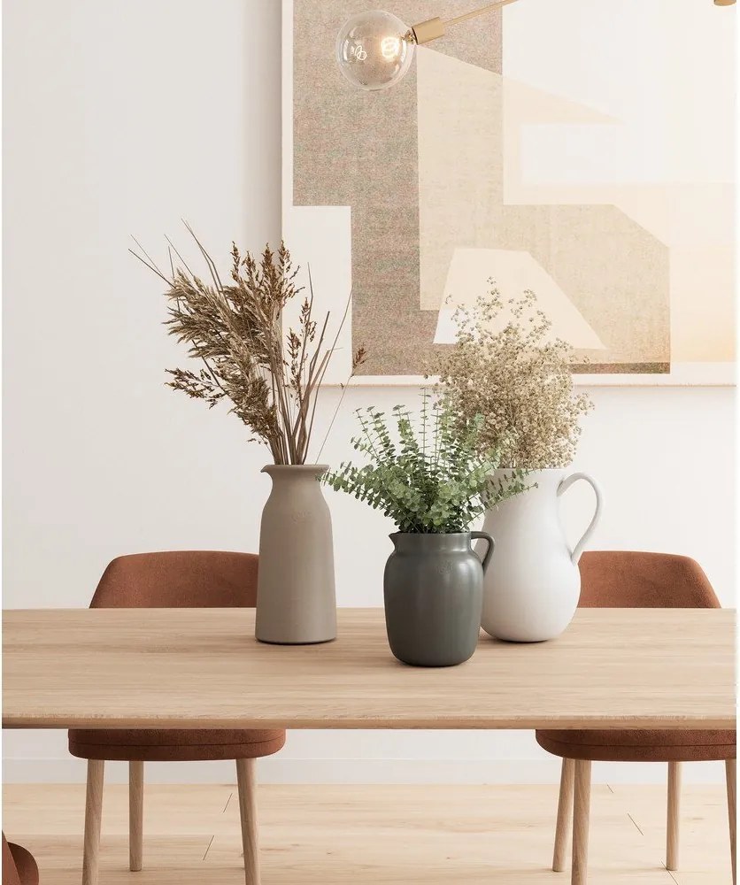 Béžová keramická ručne vyrobená váza (výška 30 cm) Bia – Artevasi