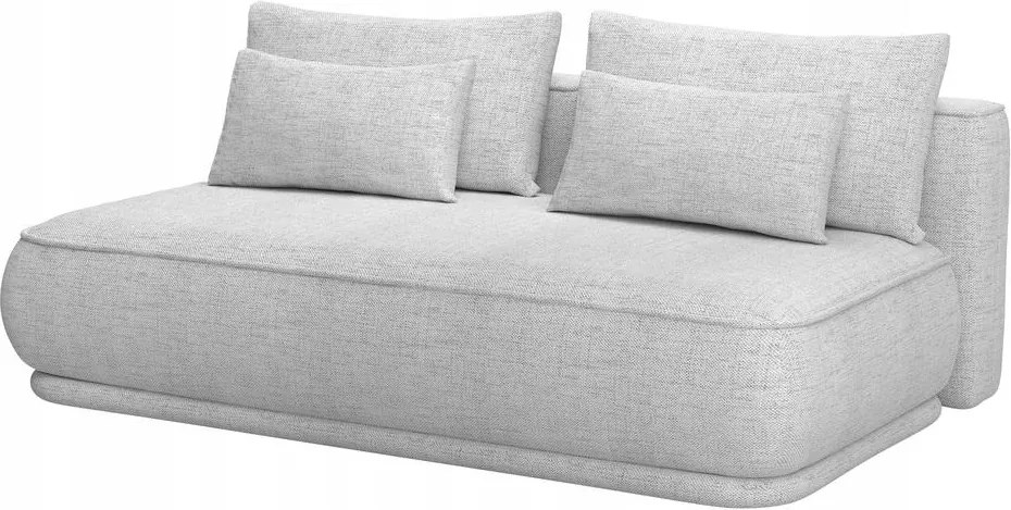 Pohovka trojsedačka Lesanna (sivá čierna)