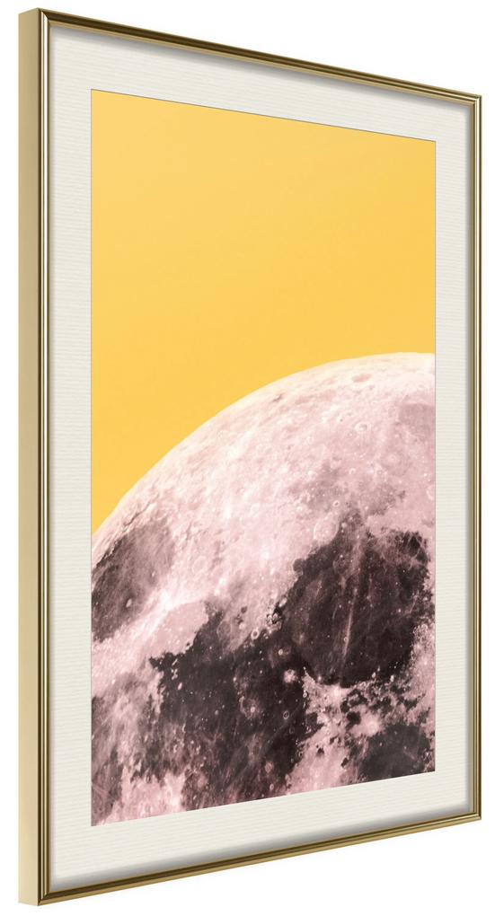 Artgeist Plagát - Sunny Moon [Poster] Veľkosť: 30x45, Verzia: Zlatý rám s passe-partout