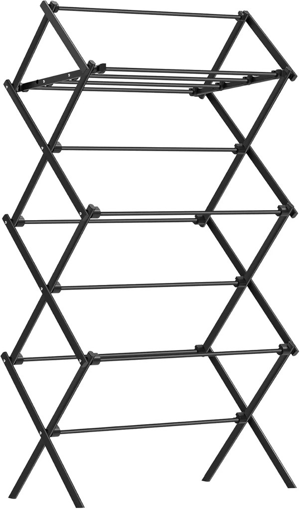 Skladací sušiak na bielizeň Nomis čierny