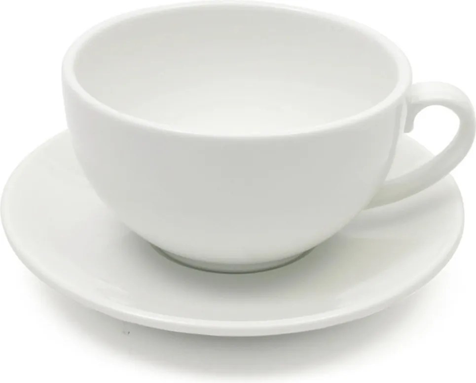 XXXLutz CAPPUCCINO ŠÁLKA S TANIERIKOM White Basic Maxwell & Williams - Hrnčeky & šálky - 0041410006
