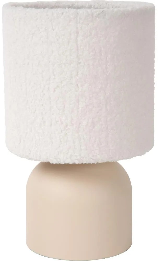Lucide 10516/01/38 - Stolná lampa WOOLLY 1xE14/40W/230V krémová
