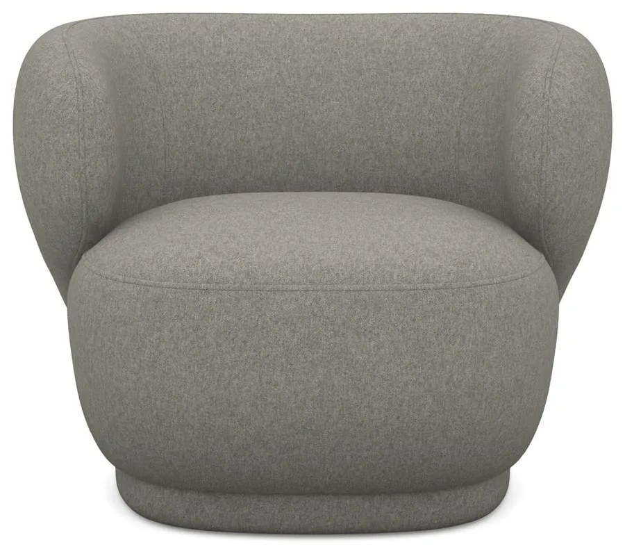 Sivé kreslo Hina – Makamii