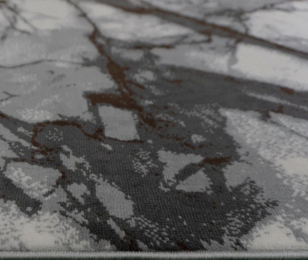 BE Koberec Lotus 9302 GREY – sivý obdĺžnikový Rozmer: 180x260 cm