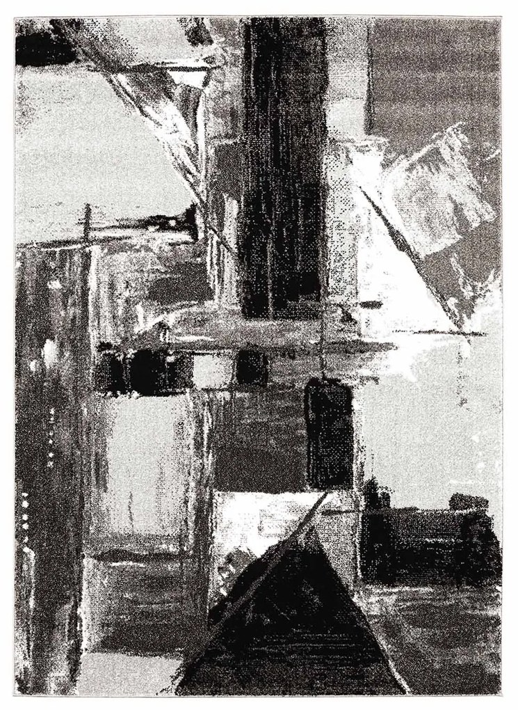 Dekorstudio Moderný koberec MODA SOFT sivý 1134 Rozmer koberca: 80x150cm