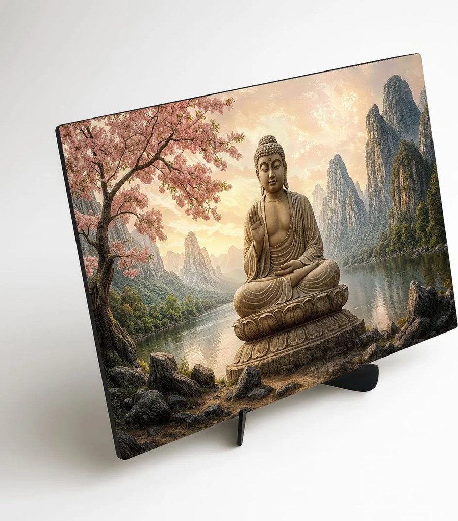 DUBLEZ | Farebný obraz na stenu - Buddha | UV potlač, Premium