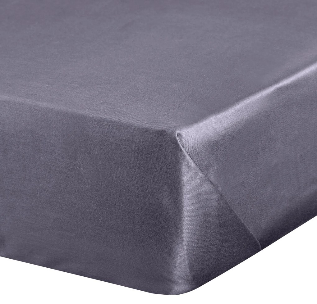 JERSEY PRESTIERADLO 180X200 CM, VÝŠKA 30 CM TMAVOSIVÉ