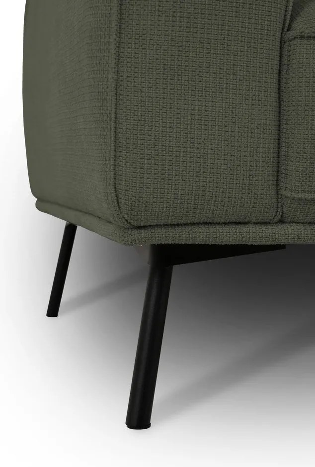 Tmavozelená ženilková rohová pohovka (pravý roh/do L) Amsterdam – Scandic