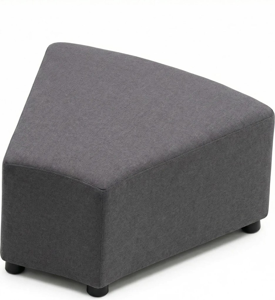 Sedačka LEA, trojuholník, tmavo sivá