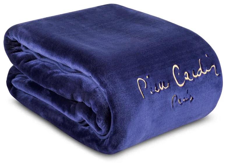 Dekorstudio Luxusná deka PIERRE CARDIN 220x240cm - granátovomodrá