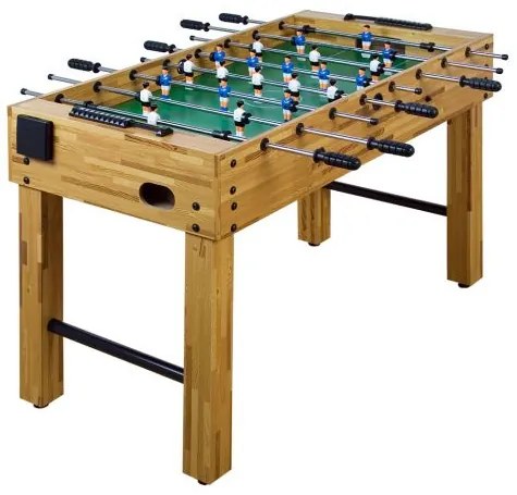 GamesPlanet® 1227 Stolný futbal 121 x 101 x 79 cm, buk