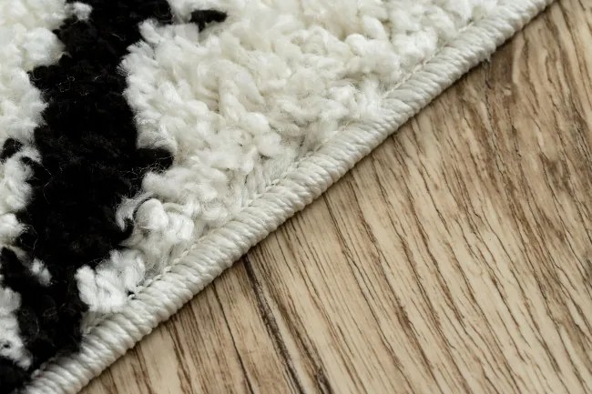 Koberec PROMO BERBER SAFI N9040 biely / čierny