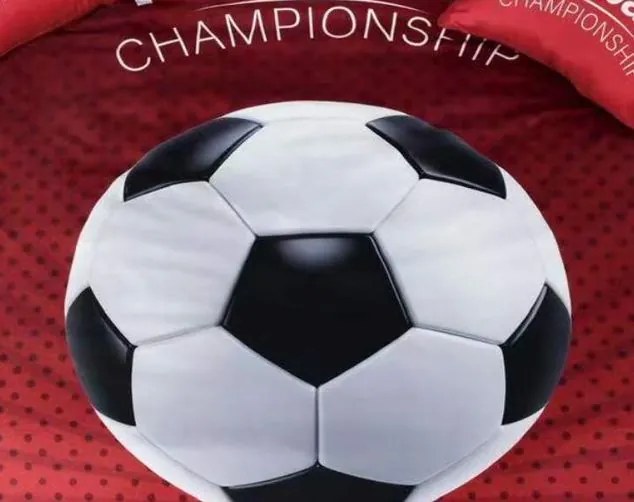 Obliečky GOAL RED 3-dielna sada 140x200 cm