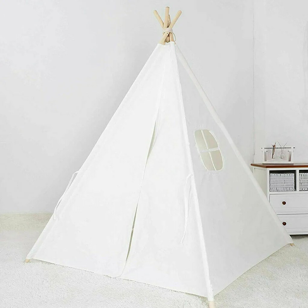 KX KX5187 Detský stan Tipi Wigwam 135 cm sivý