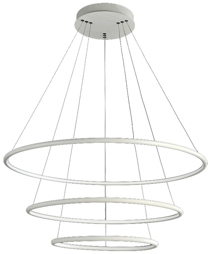 Závesné LED svietidlo Orion, 3x LED 99w, 3000k, w
