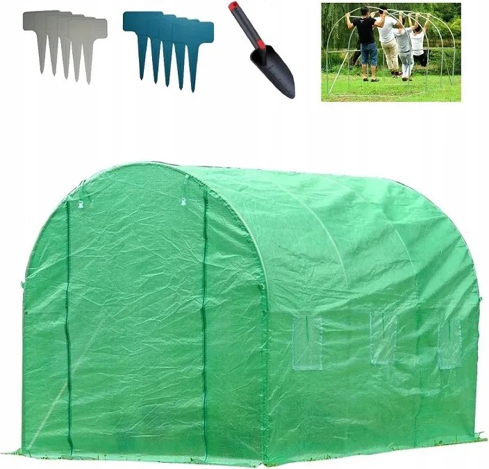 Záhradný fóliovník  2x3 m BIELY + darček