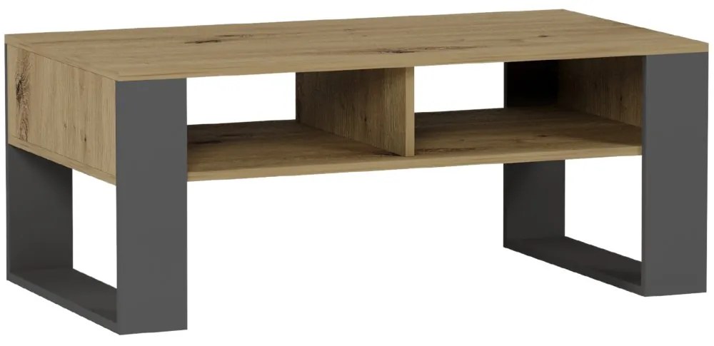 Moderný konferenčný stolík 58 x 90 x 55 cm biela