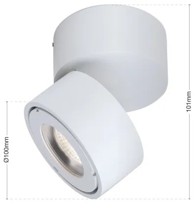 Orion AL 11-1220 - LED kúpeľňové bodové svietidlo HARVEY LED/15W/230V IP65 biele